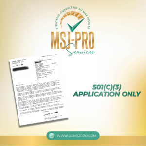 501(c)(3) application only