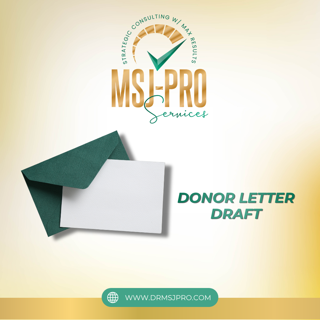 donor letter draft donor letter draft