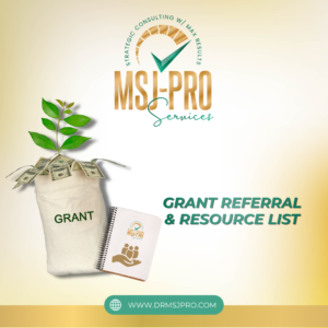 grant referral & resource list